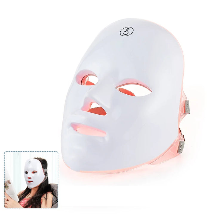 7-Color LED Wireless Facial &  Skin Tightening & Anti-Aging Photon Therapy
