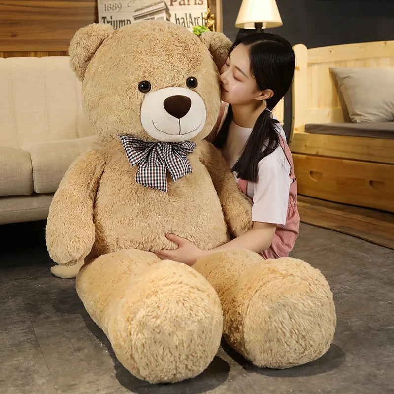 105cm Giant Teddy Bear Plush Toy – Soft Big Hug Pillow Birthday Gift
