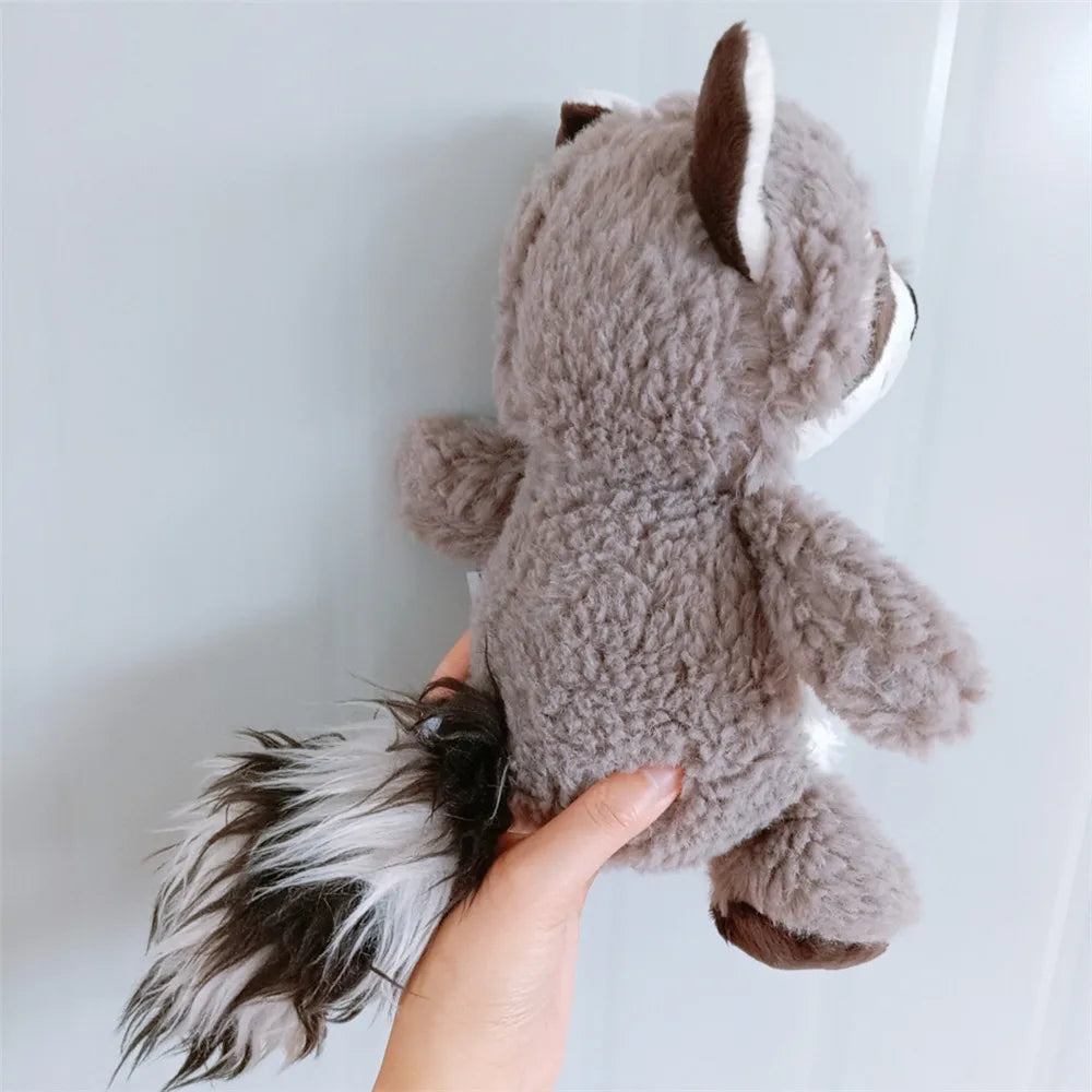 Kawaii Raccoon Plush Toy – Cute Soft Stuffed Animal Pillow, Adorable Raccoon Doll for Girls
