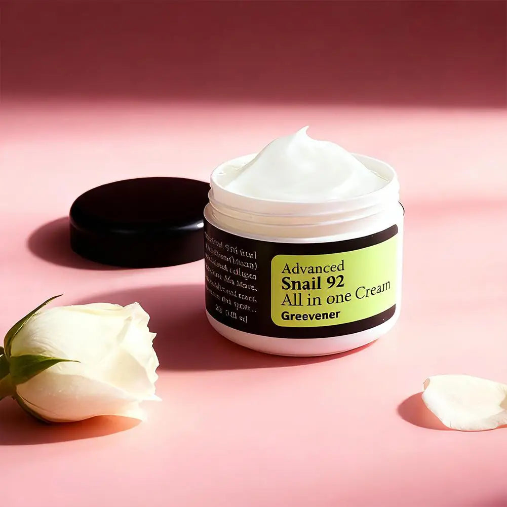 Snail Collagen Face Cream and Repair Essence Set – Korean Skin Care for Lifting, Moisturising