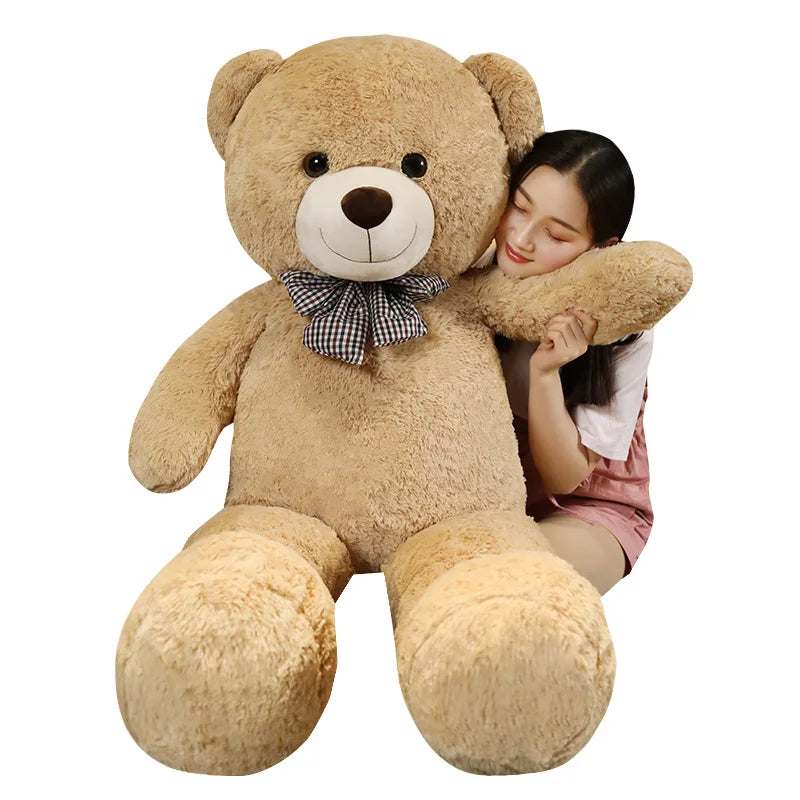 105cm Giant Teddy Bear Plush Toy – Soft Big Hug Pillow Birthday Gift