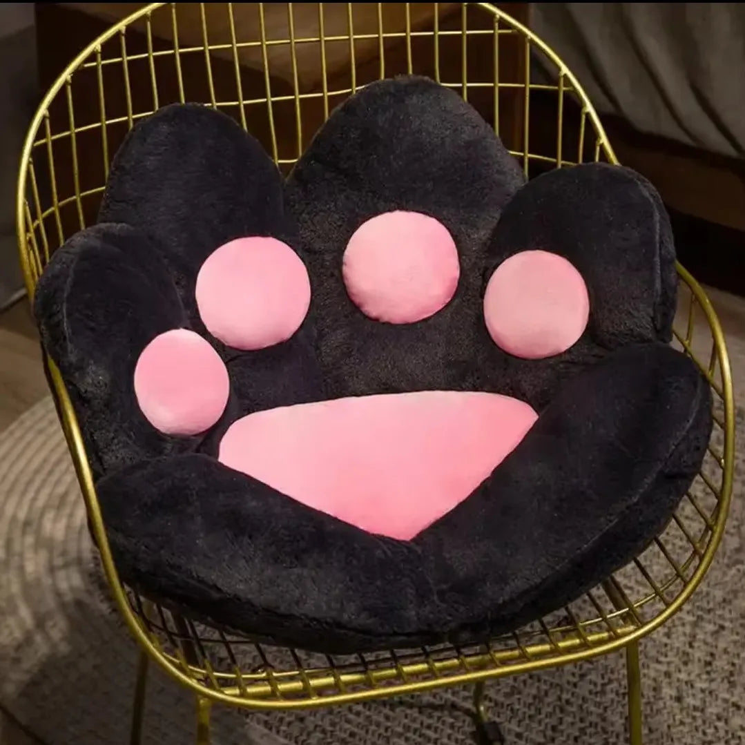 Cute Cat Paw Chair Cushion–Soft Plush Seat Pad, Cozy Floor Pillow and Chair Mat for Home