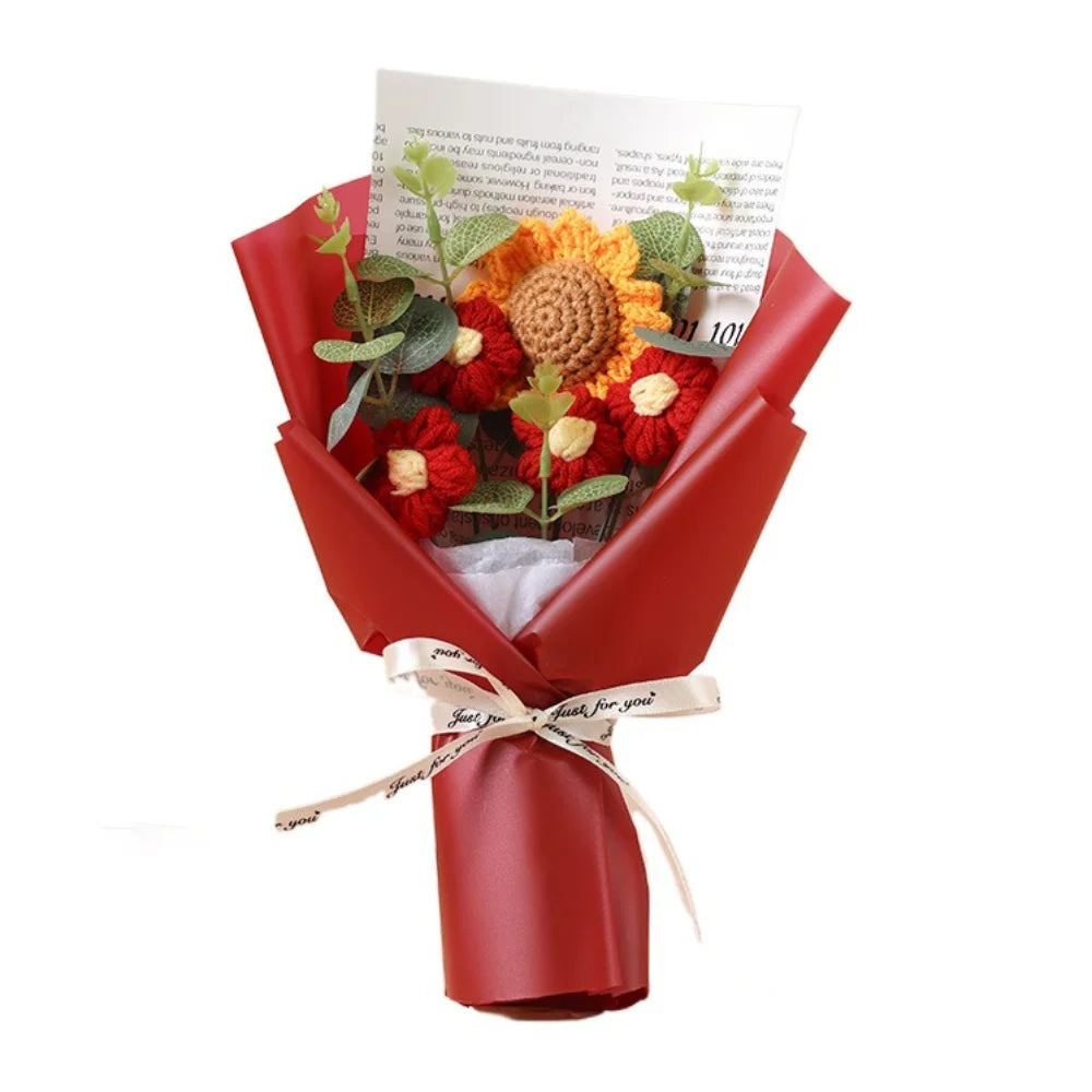 Handmade Crochet Flower Bouquet